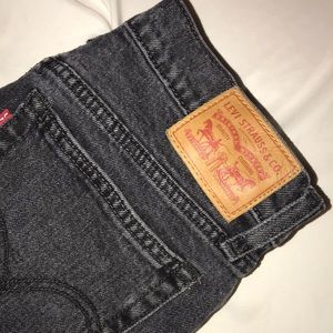 Levi’s Wedgie Straight Black Jeans